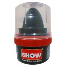 Крем-блиск для взуття SHOW у банці 50 мл (чорний)